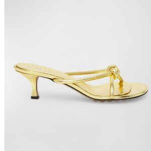 Bottega Veneta Women's Kitten Heel Blink Mule Sandals